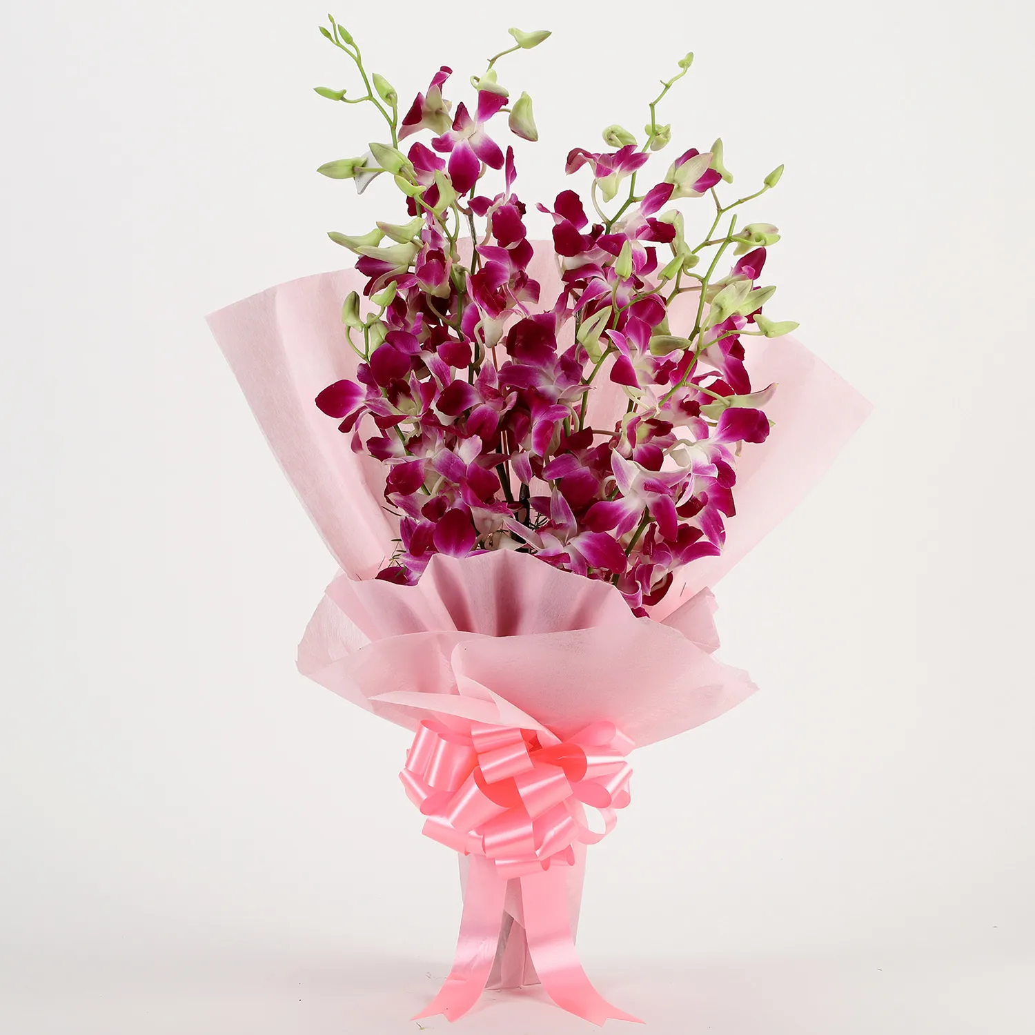  Splendid Purple Orchids Bouquet